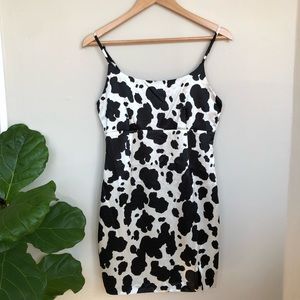 NWT Wild Fable Cow Print Mini Dress